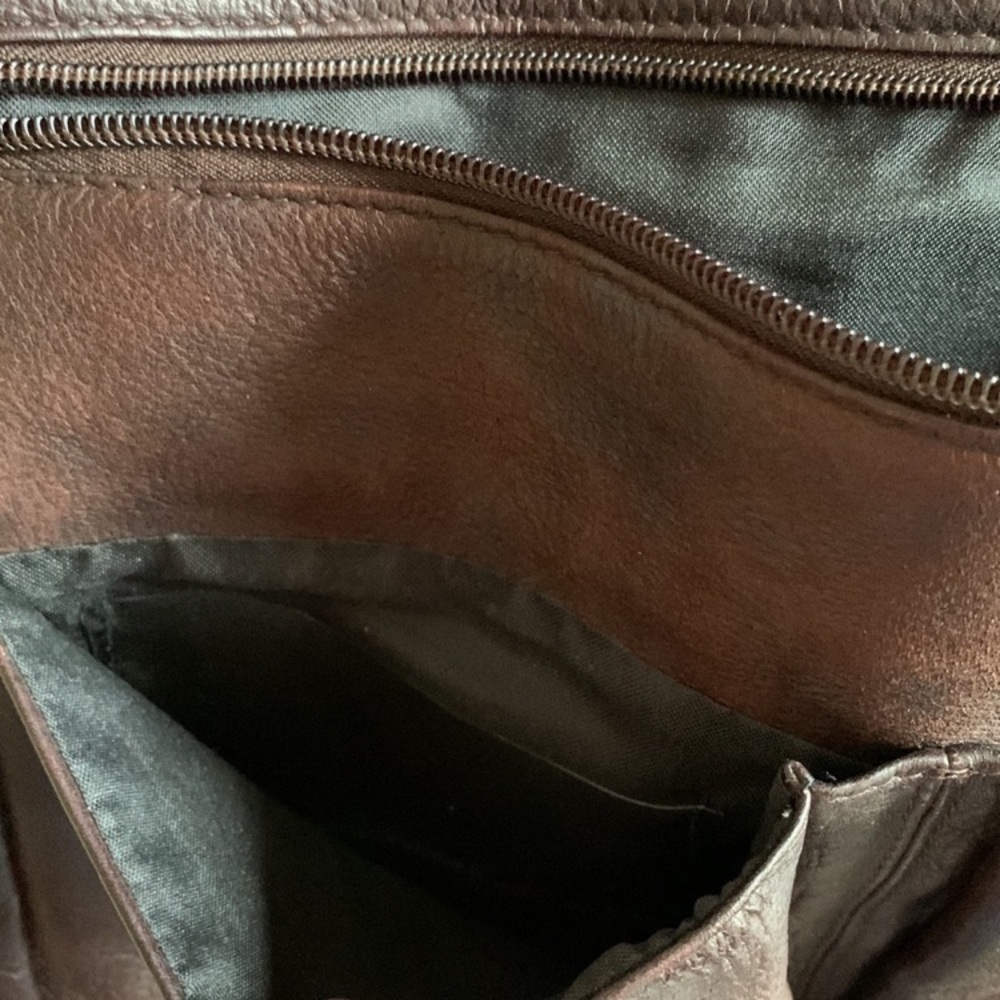 Wilson's Laptop Brown Leather Computer Bag or Messenger Bag - Picture 6 of 12